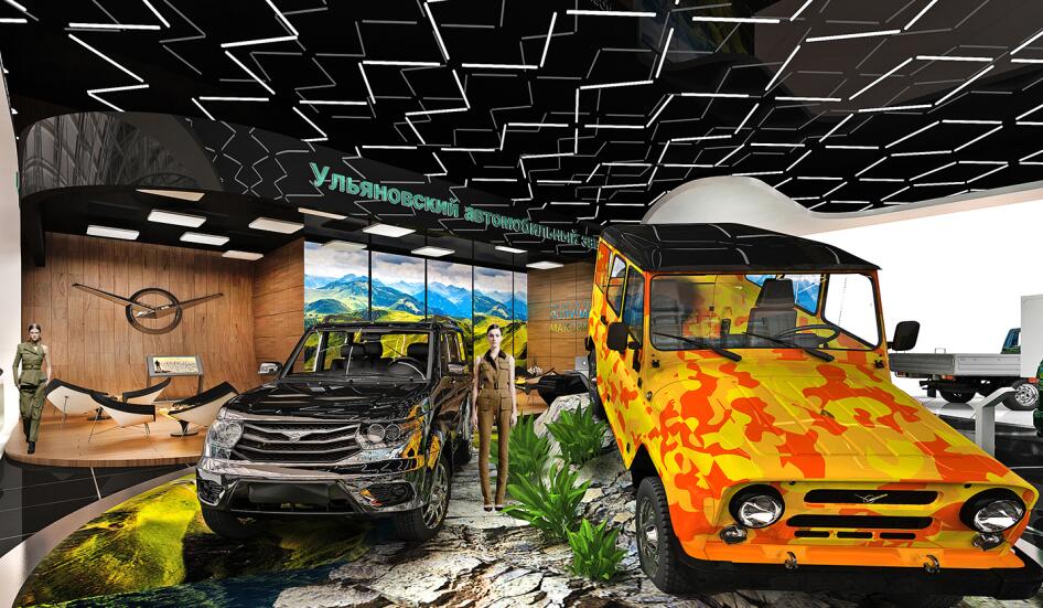 展臺天棚造型設計