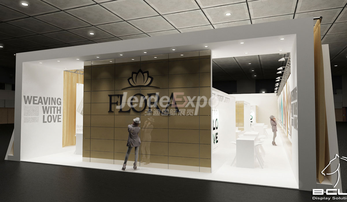 韓國面料展廳設計