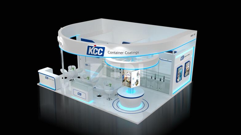 集裝箱多式聯運展位設計圖